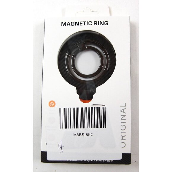 Magnetic Ring With Orange Strap For Secure Phone Holding & Stand - Picture 4 of 6